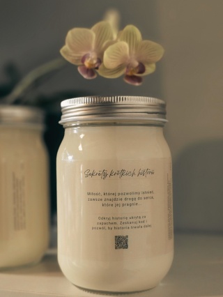 Świeca z nutą jaśminu