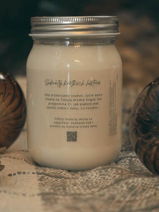 Świeca z nutą grzanego wina