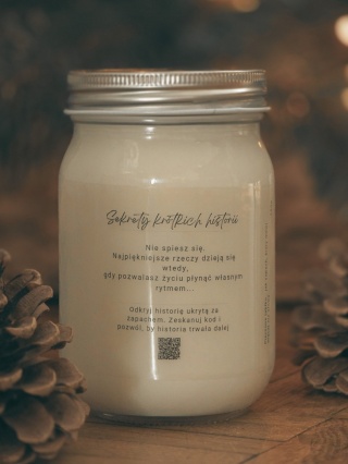 Świeca z nutą pieczonego jabłka