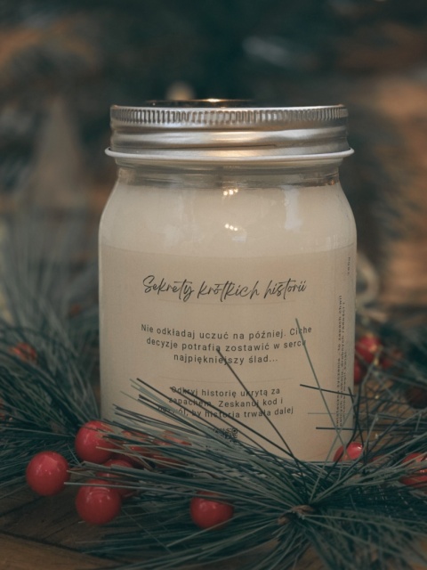 Świeca z nutą pomarańczy i goździków