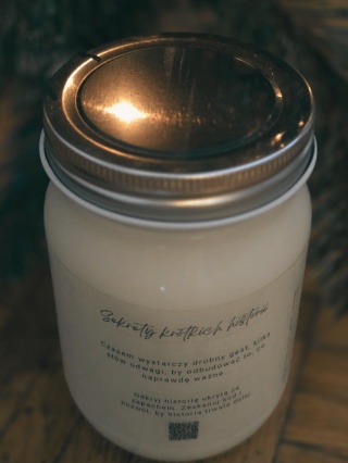 Świeca z nutą świerkowego lasu